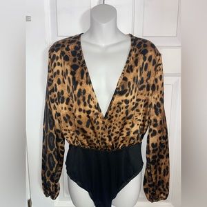 Beautiful leopard bodysuit
